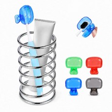 LGURT Stainless Steel Toothbrush Holder for Bathroom Countertop Open Spring Design with 4 Color B, LGURT Stainless Steel Toothbru
