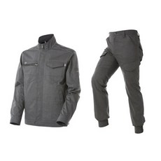 윌비 [PR111 PR411] M/GREY 스판 하복 상하의 세트 하계 여름 작업복 현장 노가다 회사 단체복