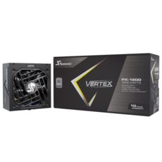 Seasonic VERTEX GX-1200 1200W 80 PLUS 白金牌 全模組 電源供應器 ATX3.0 PCIe 5.0 GX-1200, 黑色