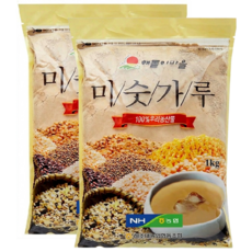 강원도농협 미숫가루 고단백(단백질27%) 신선도 보장 엄격한 농산물 품질검사필 (강원도 양양 하조대농협), 2개, 1kg