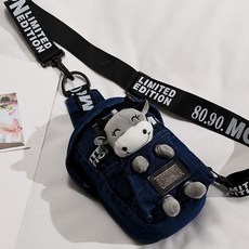 투니스 여성 스몰 데님 크로스백