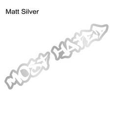 싫어지는 자동차 앞 유리 스티커 차체 뒷 창 장식 비닐 필름 데칼 튜닝, A. 1Pc, 2. Matt Silver