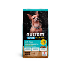 Nutram 紐頓 無穀全能系列 T28 鮭魚+鱒魚 挑嘴犬小顆粒狗飼料, 1個, 1.13kg