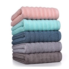 록신 도톰한 프리미엄 호텔 수건 150g 40수 코마사 데일리 타월, 5개, 혼합