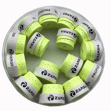 60 ZARSIA 테니스 오버 그립 천공 끈적 끈적한 느낌 라켓 교체 배드민턴, Z neon gr n