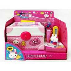 PINK RABBIT 粉紅兔 醫生玩具組 角色扮演玩具, 1個
