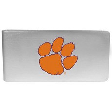 NCAA Siskiyou Sports Fan Shop Clemson Tigers 로고 머니 클립 스몰 팀 색상