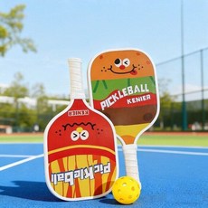 匹克球球拍套裝兒童學生初學者訓練運動pickleball成人親子可愛輕, 1套, 單拍【不含球和包】