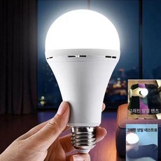 충전 전도 led 매트 바이오매스 물 전구 그래핀 평화 테스트용 자전거 단일 램프 터치, 1개, 9W 단일