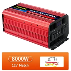 인버터 변환 전력 컨버터 DC to AC 광 LED 디스플레이 24V ~ 220V 110V 50 HZ 60HZ, 02 8000W, 04 12V60HZ, 01 220V용