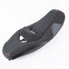 改裝摩托車座墊適用於雅馬哈NMAX155 NMAX125 NMAX150 (2020-2024)透氣舒適座墊墊, 升級版紅線, 1個