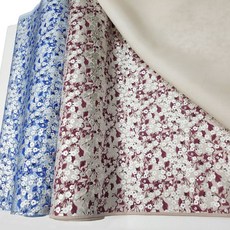한복은박 리버티꽃무늬 한복지 저고리 깃끝동 포인트 원단 (4color)