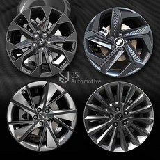 [비브랜드] 피그파인더 18인치 휠마스크 바퀴 포인트 컬러 DIY 몰딩 기스 스크래치커버 방지 부착 스티커용품 싼타페TM 호환, B타입, 1개