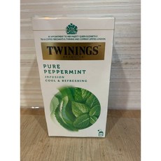 TWININGS 唐寧茶 沁心薄荷茶 (2g *25入) 清新舒暢 無咖啡因, 1個, 2g, 25個裝