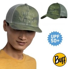 【西班牙 BUFF】森林綠》輕量透氣防曬 卡車帽 UPF50 棒球帽 網帽 跑帽 鴨舌帽 登山 遮陽帽 133559, 1個, L/XL