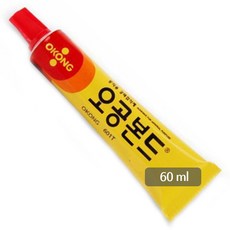 K마켓 오공본드 601T 60ml 노란본드 다용도 강력접착제, 5개