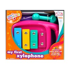 휴대용 미니실로폰 어린이 음악놀이 유아뮤직, 1개, 혼합색상