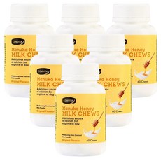 콤비타(Comvita) 콤비타 마누카꿀 밀크 츄어블 (칼슘) 60정 X 6개, 360정, 1세트