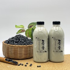 [순진식품] 100% 국내산 순수하고 진한 서리태콩물, 2개, 1L