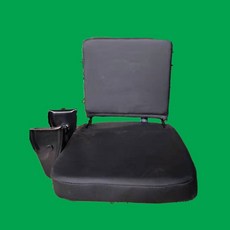 캠핑카 접이식 의자 체어 부착 덤프 벽걸이형 원단 시트 등받이, D. 가죽 오른쪽 회전, 1개