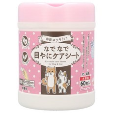 HONDA YOKO 動物濕紙巾 溫和清潔 呵護敏感肌膚 獨立包裝方便攜帶, 1個, 眼周：溫和無香(60抽)2030.07