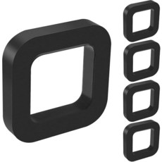 4팩 5.1cm(2인치) 히치 리시버 소음기 패드 소음 제거 및 리시버와 견인 사이에 쿠션 제공 모든 트레일러 고무에 적합 158653