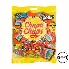 츄파춥스 사워바이츠 츄잉젤리, 242g, 8개