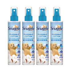 스너글 섬유탈취제 허거블 코튼, 150ml, 4개