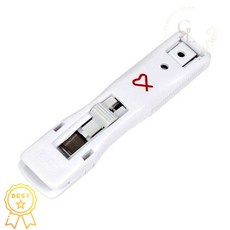 바이하츠 클립기계 소형 경량형 문서정리 디스펜서 사무용 1개입