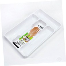 주방 서랍 수저통 칼 포크 정리함 투명 플라스틱 트레이, 1개, 상세페이지 참조