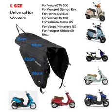 스쿠터 오토바이 담요 용 KEMiMOTO 다리 커버 YAMAHA용 BMW용 맥시 무릎 따뜻한 방풍 겨울 퀼트, 2)L Cover