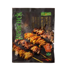 피코크 소금구이 모듬 닭꼬치 냉동, 600g, 2개