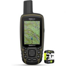 Garmin 010-02451-10 GPSMAP 65s 멀티밴드멀티GNSS 휴대용 센서 번들과 1년 CPS 향상 보호 팩 포함, 1개