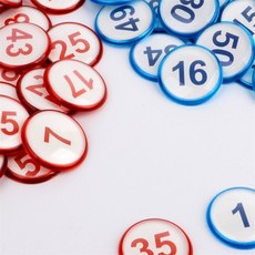 올리버샵 부착식 번호판 테이블번호, 파랑