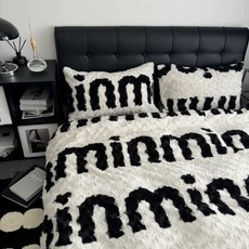 겨울 이불 두꺼운 벨벳 침구 세트, 그레이1.8m침대시트(이불커버200x230)