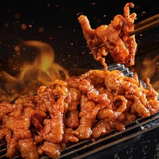 야식플렉스 직화 매운 통뼈 닭발 숯불 캠핑음식 밀키트, 1개, 250g