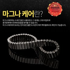 모아샵 신제품/마그나케어 건강자석팔찌 선물용 고급케이스 좋은자석팔찌 건강에좋은자석팔찌, 케이스브라운