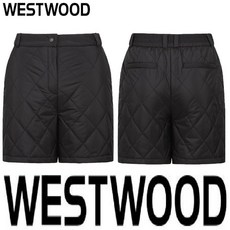 웨스트우드 WESTWOOD 우먼 다이아 패딩 포켓 반바지 (여자 겨울 패딩 반바지) O4/558