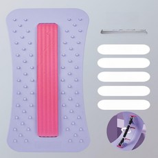 하우즐 등지압판 허리 홈트레이닝 마사지 지압 교정, 레드, 627 회전 퍼플, 1개