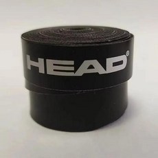 미끄럼 방지 헤드 오버 테니스 스웨트밴드 라켓 패들 완충기 배드민턴 훈련, 7. sticky black, 1개