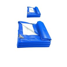 방수 및 햇빛 차단에 사용하는 4 x 6 방수포 X 2개입 건설현장 양식 그라운드시트 열차화물칸 dew+4171sX