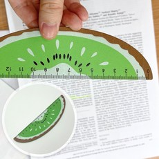 과일모양자 키위 디자인 15cm 자, 본상품