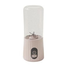 전기 착즙기 믹서기 휴대용 미니 주스 메이커 다기능 등급 추출기 컵 8 블레이드 350ml, Beige