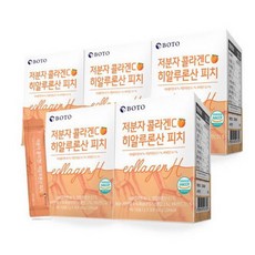 보뚜 저분자 콜라겐C 히알루론산 피치 30p, 60g, 5개