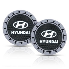 슬라이콘 자동차 컵 홀더 컵받침 2개 현대 엘란트라 소나타 투손 산타페 제네시스 에쿠스 아젤라용 범용 미끄럼 방지 컵 홀더 실리콘 미끄럼 방지 컵 홀더 코스터 자동차 내부, 슬라이콘 자동차 컵 홀더 컵받침 2개, 현대 엘란트라