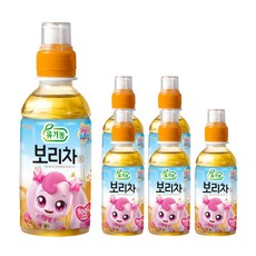 캐치티니핑 유기농 보리차, 200ml, 6개