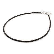 스타일썸 남자 꼬임 꽈배기 가죽줄 가죽끈 목걸이 일반형 고급형