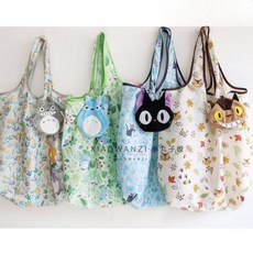 캐릭터 토토로 마녀배달부 장바구니 휴대용 에코백