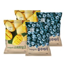 [자연원] 냉동블루베리&스위트망고 기획세트, 2세트, 2kg