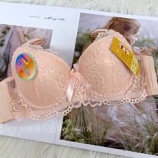 Vivy peach 軟鋼圈 集中爆乳 古典雕花蕾絲邊